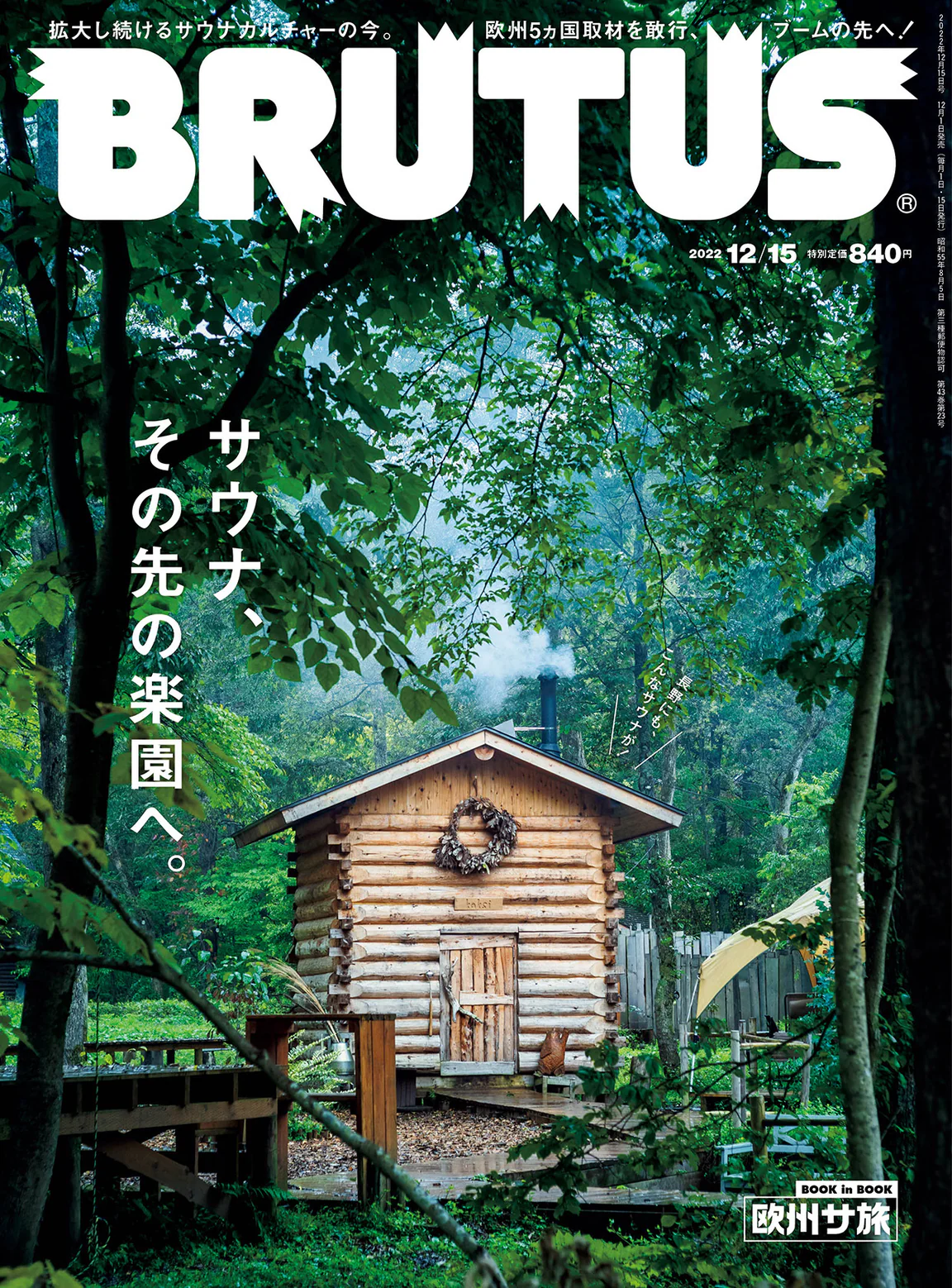 BRUTUS サウナ特集